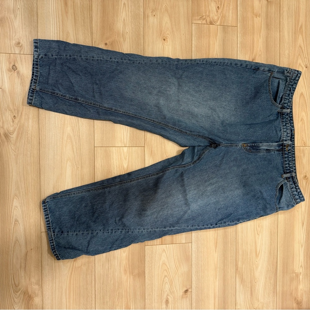 Stylish Blue Wide Leg Jeans